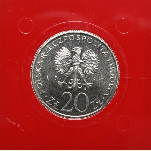 People's Republic of Poland, 20 zloty 1980 Revolution 1905 - CuNi sample.