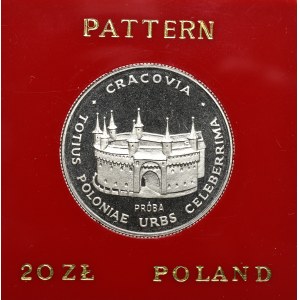Polská lidová republika, 20 zlotých 1981 Krakov - vzorek CuNi
