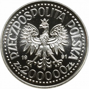 Tretia republika, 200 000 PLN 1991 Ján Pavol II - Skúška