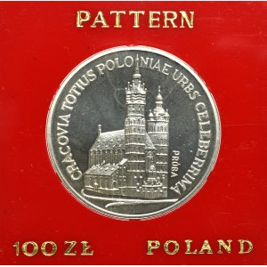 Poľská ľudová republika, 100 zlotých 1981 Krakov - vzorka CuNi