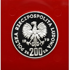 People's Republic of Poland, 200 gold 1979 Mieszko I - Sample silver