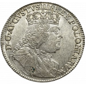 Germany, Saxony, Friedrich August II, 18 groschen 1754, Leipzig