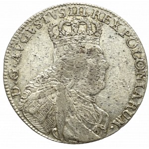 Germany, Saxony, Friedrich August II, 18 groschen 1754, Leipzig