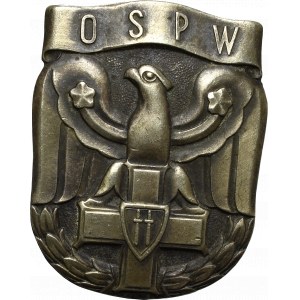 PRL, Graduation badge wz.1947 Oficerska Szkola Polityczno-Wychowawcza, Łódź