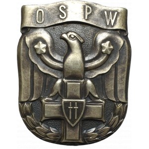 PRL, Graduation badge wz.1947 Oficerska Szkola Polityczno-Wychowawcza, Łódź - rarity KONTRA OSK