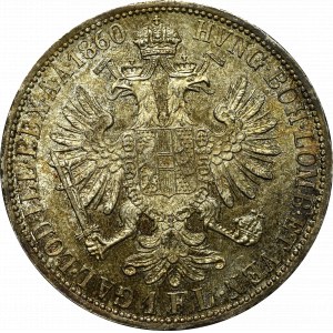 Rakúsko-Uhorsko, František Jozef, 1 florén 1860