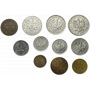 Second Republic, Set of coinage coins