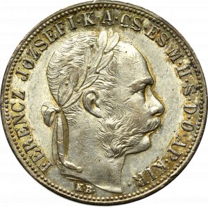 Maďarsko, Franz Joseph, 1 forint 1883, Kremnica