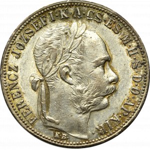 Hungary, Franz Joseph, 1 forint 1883, Kremnitz