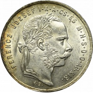 Maďarsko, František Jozef, 1 forint 1879, Kremnica
