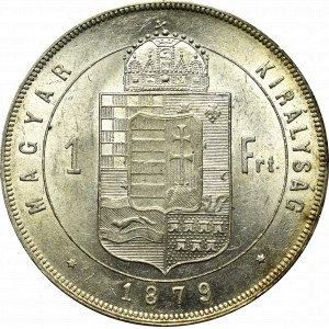 Maďarsko, Franz Joseph, 1 forint 1879, Kremnica