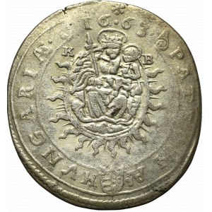 Węgry, 15 krajcarów 1663