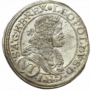 Austria, 6 krajcarów 1677