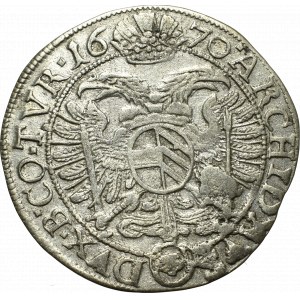 Austria, Leopold I, 3 kreuzer 1670, Hall