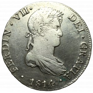 Bolivia, 8 reals 1814