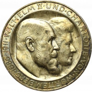 Germany, Wurtemberg, 3 mark 1911