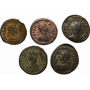 Roman Empire, Probus, Lot of 5 antoniniani