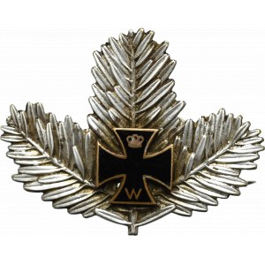 Austria-Hungary, Winter aid badge with iron cross
