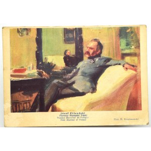 II RP, Vlastenecká pohlednice Piłsudski