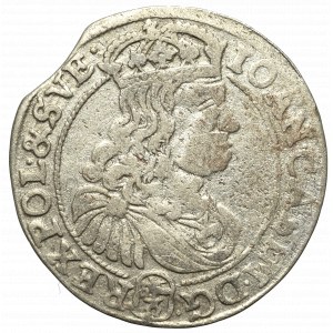 Johannes II. Kasimir, Das Sixpence 1667, Krakau