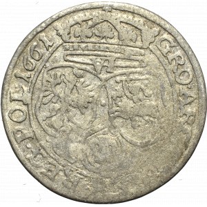 John II Casimir, 6 groschen 1661, Lviv