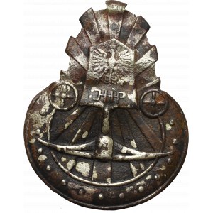 II RP, čiapkový odznak Junackie Hufce Pracy