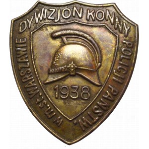 II RP, Badge of Horse Squadron of the National Police Warsaw 1938