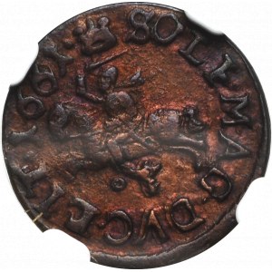 Ján II Kazimír, 1661 Litovský štít, Ujazdów - NGC UNC Podrobnosti