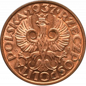 Second Republic, 2 pennies 1937