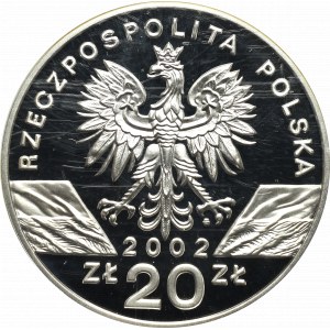 III RP, 20 złotych 2002 Żółw błotny