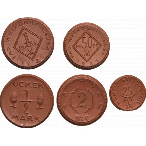 Niemcy, Zestaw porcelanowych monet zastępczych