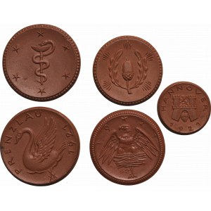 Germany, Set of porcelain replacement coins