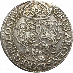 Žigmund III Vaza, šiesteho júla 1599 Malbork - malá hlava