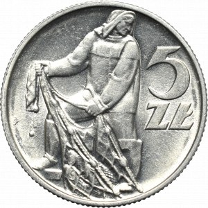 PRL, 5 zlotých 1974 Rybak