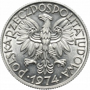 PRL, 5 złotych 1974 Rybak