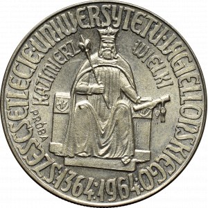 Polská lidová republika, 10 zlotých 1964 Kazimierz Wielki - Miedzionikiel orlice vzorek