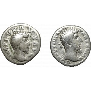 Roman Empire, Lucius Verus, Set of denarii