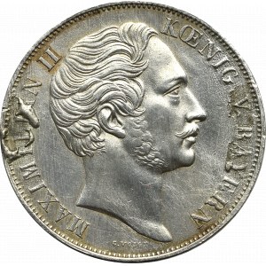 Germany, Bavaria, Taler = 2 gulden 1855