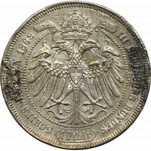 Österreich, Schießtaler 1868 -III. Landesschießwettbewerb Wien