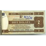 Pewex, Książeczka wzorów bonów 1979 dolary