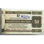 Pewex, Książeczka wzorów bonów 1979 dolary