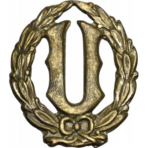 Poland(?), Badge letter U in wreath