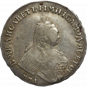 Rusko, Alžbeta, rubľ 1755, Moskva