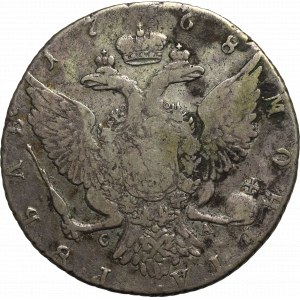 Russia, Catherine II, rouble 1768 CA