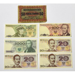 People's Republic and Ober-Ost, Set of banknotes