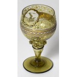 Europe, Early 19th century nobleman's glass goblet