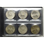 Evropa, shluk stříbrných mincí 45 ex.