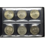 Evropa, shluk stříbrných mincí 45 ex.