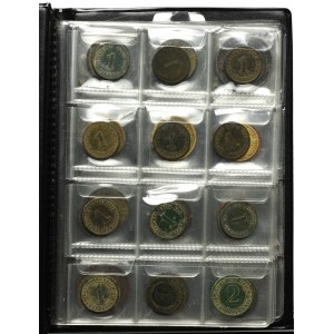 Cluster of world coins 40 copies