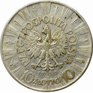 Zweite Polnische Republik, 10 Zloty 1935 Piłsudski